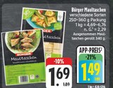 Maultaschen im Angebot bei EDEKA in Erlangen Maultaschen Angebote von Bürger bei EDEKA Erlangen für 1,49 €