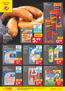 Wurstaufschnitt im Netto Marken-Discount Prospekt "Aktuelle Angebote" mit 51 Seiten (München)