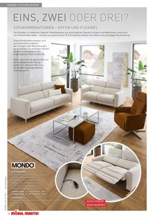 Wohnzimmertisch im Möbel Martin Prospekt "Sessel & Sofas" mit 24 Seiten (Mannheim)