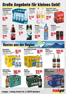 Coca Cola im Trinkgut Prospekt "Neufahrns größter Getränkemarkt!" mit 4 Seiten (Freising)