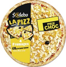 Pizza La Pizz’ 4 Fromages - Géant Casino à Paris Pizza La Pizz’ 4 Fromages en promo chez Géant Casino Paris à 2,89 €