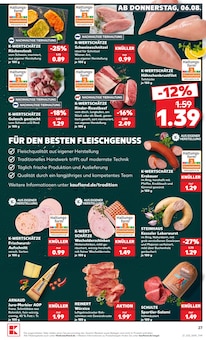 Käse im Kaufland Prospekt "Hier bin ich richtig" mit 56 Seiten (Wiesbaden)