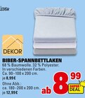 BIBER-SPANNBETTLAKEN Angebote von DEKOR bei E center Baden-Baden für 8,99 €