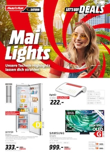 Aktueller MediaMarkt Saturn Prospekt "LET'S GO DEALS - Mailights" Seite 1 von 16 Seiten