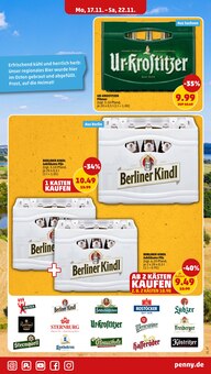 Bier im aktuellen Penny Prospekt (Eberswalde) Bier im Penny Prospekt "Wer gĂĽnstig will, muss Penny." mit 48 Seiten (Eberswalde)