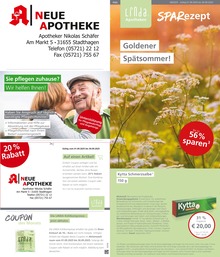 LINDA Premiumapotheke Prospekt für Nienstädt: "Aktuelle Angebote", 3 Seiten, 01.09.2025 - 30.09.2025