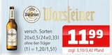 Pilsener im Angebot bei Getränke Oase in Lünen Pilsener Angebote von Warsteiner bei Getränke Oase Lünen für 11,99 €