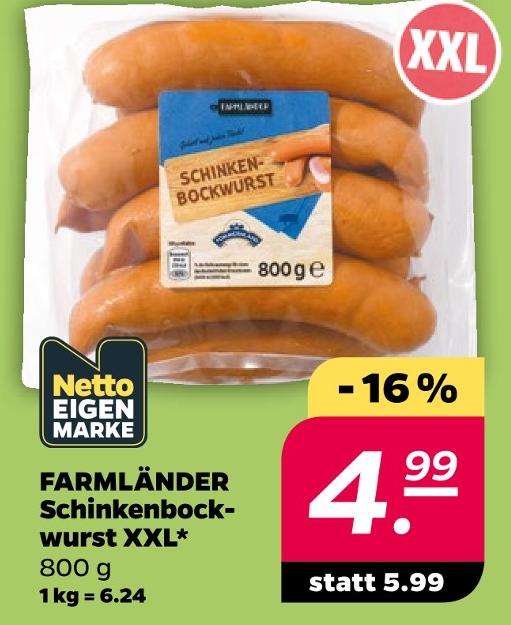 Schinkenbockwurst XXL