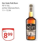 Der Gute Pott Rum Angebote von Pott bei GLOBUS Mannheim für 8,99 €