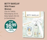 Parfuemerie im V-Markt Prospekt Wild Flower Woman von Betty Barclay im aktuellen V-Markt Prospekt für 16,99 €