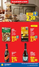 Prix et réduction Champagne Brut dans le prospectus Lidl en cours Offre Champagne Brut dans le catalogue Lidl du moment à la page 12