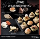 20 canapés prestige - DELUXE en promo chez Lidl Méry-sur-Oise à 6,49 €