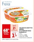 Promo SALADE DE CAROTTES RÂPÉES ET CITRON DE SICILE à 2,24 € dans le catalogue Auchan Supermarché à Calais