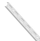 Crémaillère double - blanc - 200cm par 2 - Brico Cash en promo chez Brico Cash Crémaillère double - blanc - 200cm par 2 - Brico Cash dans le catalogue Brico Cash