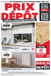 Promos Bricolage dans le catalogue "PRIX DÉPÔT SPÉCIAL CHAUFFAGE ISOLATION" de Brico Dépôt Bricolage en promo dans le catalogue Brico Dépôt à la page 1