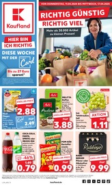 Aktueller Kaufland Prospekt mit Cola, "Aktuelle Angebote", Seite 1