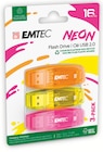 Pack de 3 clés usb 2.0 16 go neon - EMTEC - Intermarché à Montpellier Pack de 3 clés usb 2.0 16 go neon - EMTEC en promo chez Intermarché Montpellier à 14,99 €