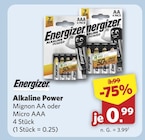 Aktuelle Batterie Angebote bei combi in Bielefeld Aktuelles Alkaline Power Mignon AA Angebot bei combi in Bielefeld ab 0,99 €