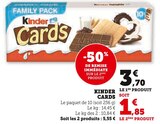 Kinder Cards dans le catalogue U Express