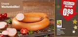 REWE - Frische Fleischwurst im Ring Angebot im Prospekt Frische Fleischwurst im Ring bei REWE im Prospekt für 0,88 €