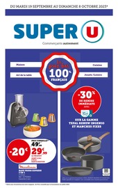 D'autres offres dans le catalogue "Les prix bas 100% français" de Super U D'autres offres dans le catalogue "Les prix bas 100% français" de Super U à la page 1