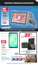 Offre Lenovo dans le catalogue Carrefour du moment à la page 19