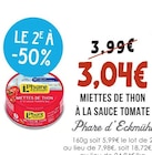 Miettes de thon à la sauce tomate - Phare d'Eckmühl dans le catalogue Naturalia