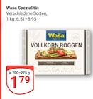 Spezialität im Angebot bei GLOBUS in Halle Spezialität Angebote von Wasa bei GLOBUS Halle für 1,79 €