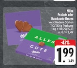 Pralinés im Angebot bei EDEKA in Weimar Pralinés Angebote von Milka bei EDEKA Weimar für 1,99 €