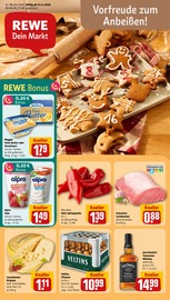 REWE Discounter Prospekt der aktuellen Woche mit 24 Seiten, gültig von 17.11.2025 bis 22.11.2025, in Sprendlingen und Umgebung Aktueller REWE Discounter Prospekt in Sprendlingen und Umgebung, "Dein Markt" mit 24 Seiten, 17.11.2025 - 22.11.2025