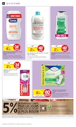 Prix et réduction Hygiène Intime dans le prospectus Intermarché Super en cours Offre Hygiène Intime dans le catalogue Intermarché Super du moment à la page 36