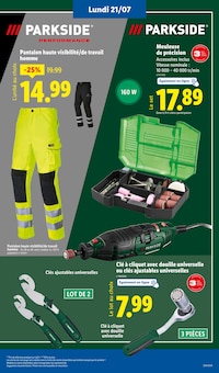 Promotion Meuleuse dans le prospectus Lidl, valable du 21/07/2025 au 24/07/2025 Promo Meuleuse dans le catalogue Lidl du moment à la page 7