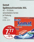 Spülmaschinentabs XXL Angebote von Somat bei V-Markt München für 7,77 €