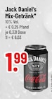 Mix-Getränk im Angebot bei Trinkgut in Regensburg Mix-Getränk Angebote von Jack Daniel's bei Trinkgut Regensburg für 1,99 €