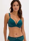 Aktuelles Schalen-BH ohne Bügel mit gepolsterten Trägern in pfeffergrün Angebot bei bonprix. in Kiel ab 17,99 €