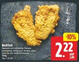 Backfisch für 2,22 € bei E center im Angebot Backfisch im aktuellen E center Prospekt