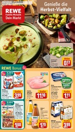REWE Discounter Prospekt der aktuellen Woche mit 22 Seiten, gültig von 20.10.2025 bis 25.10.2025, in Blaustein und Umgebung Aktueller REWE Discounter Prospekt in Blaustein und Umgebung, "Dein Markt" mit 22 Seiten, 20.10.2025 - 25.10.2025