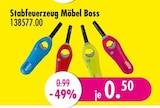 Stabfeuerzeug von Möbel Boss für 0,50 € bei SB Möbel Boss im Angebot Stabfeuerzeug von Möbel Boss im aktuellen SB Möbel Boss Prospekt