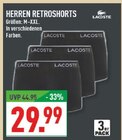 Herren Retroshorts Angebote von Lacoste bei Marktkauf Herne für 29,99 €
