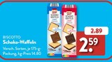 Schoko-Waffeln im Angebot bei ALDI SÜD in Krefeld Schoko-Waffeln Angebote von Biscotto bei ALDI SÜD Krefeld für 2,59 €