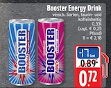 Aktuelles Booster Energy Drink Original Angebot bei Marktkauf in Lörrach ab 0,72 €