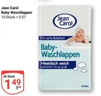 Baby-Waschlappen Angebote von Jean Carol bei GLOBUS Pirmasens für 1,49 €