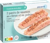 2 pavés de saumon au citron et au poivre - Picard dans le catalogue Picard