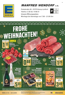 EDEKA Prospekt mit 16 Seiten (Kamp-Lintfort)