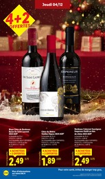 Offre Vin Bordeaux Rouge dans le catalogue Lidl du moment à la page 34