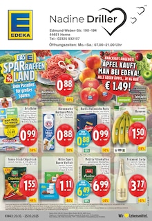 EDEKA Prospekt der Woche "Aktuelle Angebote" Seite 1, 20.10.2025 bis 25.10.2025 für Herne Aktueller EDEKA Prospekt "Aktuelle Angebote" Seite 1 von 24 Seiten für Herne