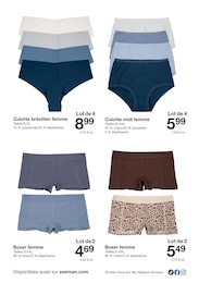 Offre Boxer Femme dans le catalogue Zeeman du moment à la page 21