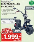 ELEKTROROLLER E-CHOPPER im Angebot bei Marktkauf in Fürth ELEKTROROLLER E-CHOPPER Angebote von Rolektro bei Marktkauf Fürth für 1.999,00 €