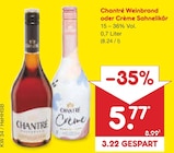 Weinbrand im Angebot bei Netto Marken-Discount in Aurich Weinbrand Angebote von Chantré bei Netto Marken-Discount Aurich für 5,77 €