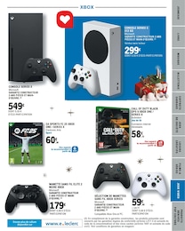 Offre Manette Xbox dans le catalogue E.Leclerc du moment à la page 95